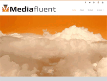 Tablet Screenshot of mediafluent.com